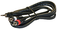 

Кабель, 2xRCA-3.5мм jack MJC-1M5
