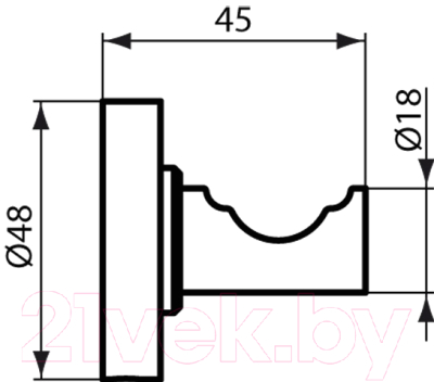 Крючок для ванной Ideal Standard Imo A9115AA