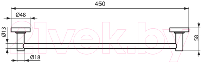 Держатель для полотенца Ideal Standard Imo A9117AA