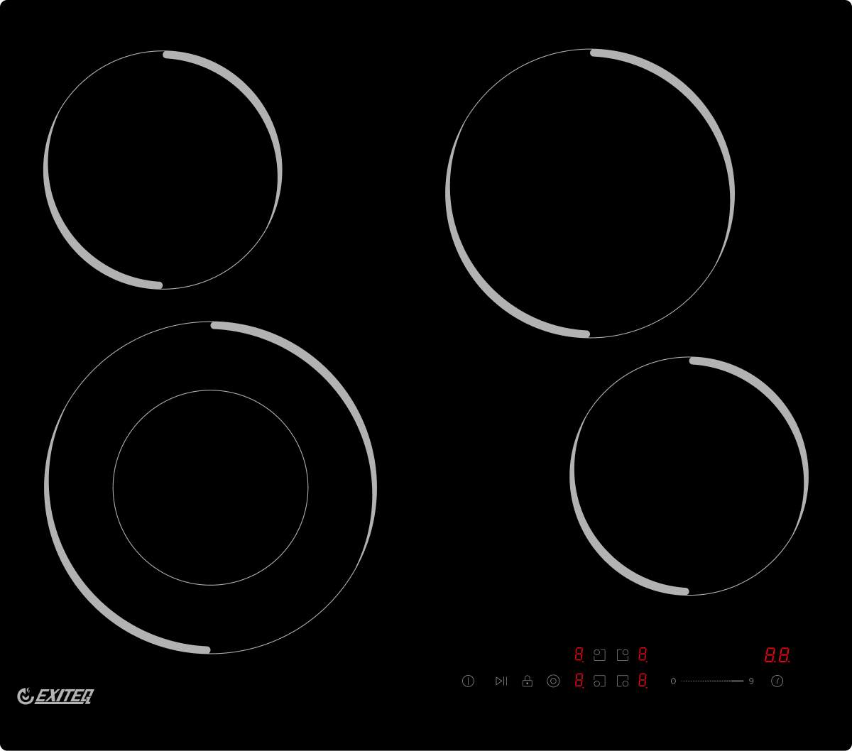 Электрическая варочная панель Exiteq EXH-512СB
