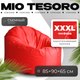 Бескаркасное кресло Mio Tesoro Poparada XXXL / PO-65x85-K (красный) - 