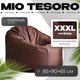 Бескаркасное кресло Mio Tesoro Poparada XXXL / PO-65x85-SH (шоколад) - 