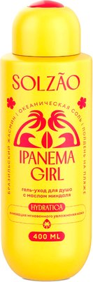 Гель для душа Solzao Ipanema Girl С маслом миндаля (400мл) - 