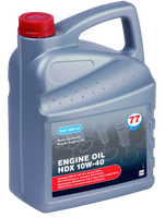 Моторное масло 77 Lubricants Engine Oil HDX 10W-40 / 707823 (5л) - 