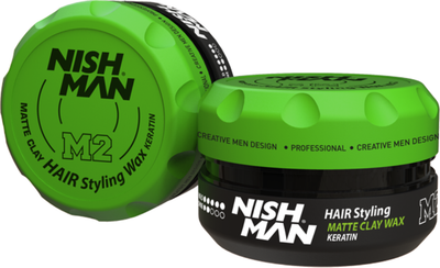 Глина для укладки волос NishMan M2 Hair Matte Clay матовая (30мл)