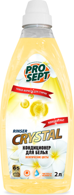 Кондиционер для белья Prosept Crystal Rinser Экзотические цветы концентрат (2л) - 