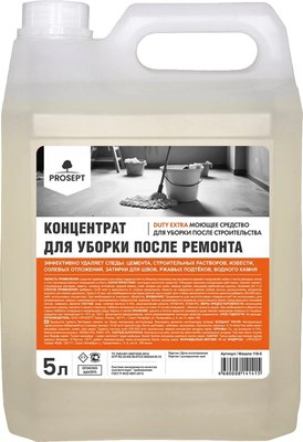 

Средство для очистки после ремонта, Duty Extra концентрат