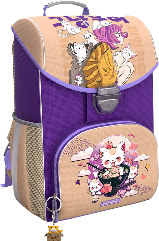 Школьный рюкзак Erich Krause ErgoLine 15L Cats-Pop / 62789