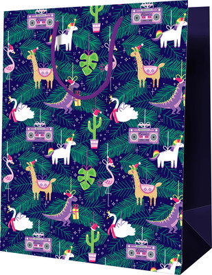 Пакет подарочный Meshu Новогодние игрушки / MS_52183 -