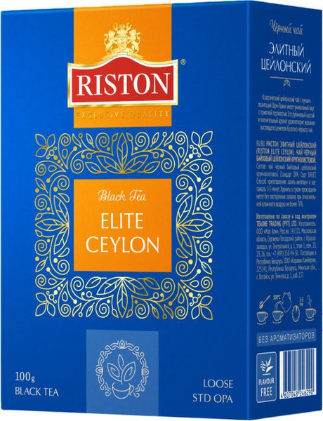 Чай листовой Riston Elite Ceylone (100г)