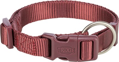 Ошейник Trixie Premium Collar 201631 (M-L, сангрия) - 