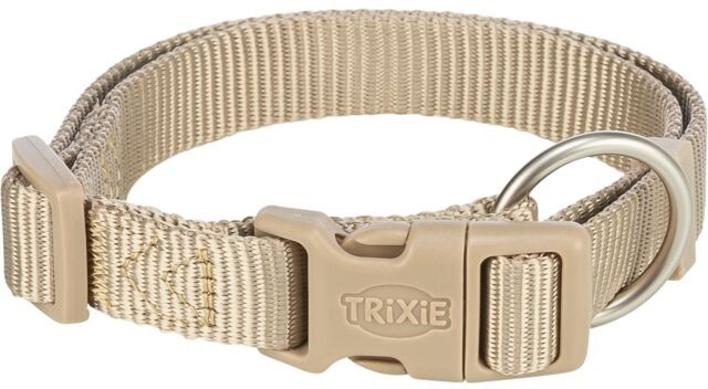 Ошейник Trixie Premium Collar 201536 (S-M, песочный)