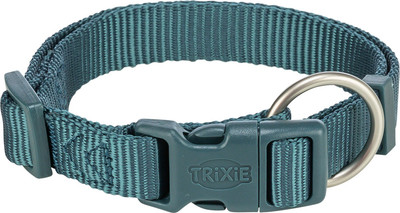 Ошейник Trixie Premium Collar 201532 (S-M, петроль) - 
