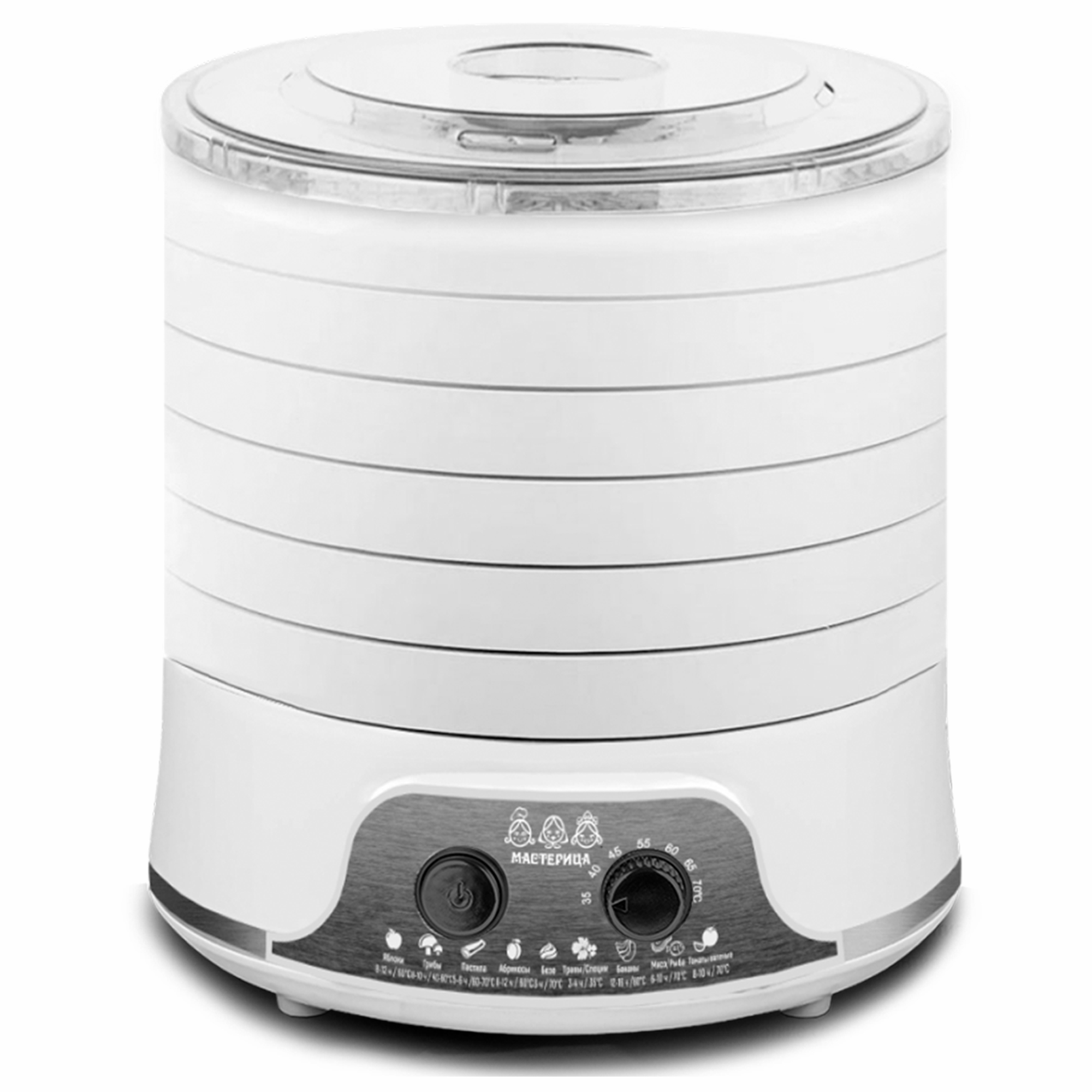 Сушилка для овощей и фруктов Мастерица EFD-5000 (белый)