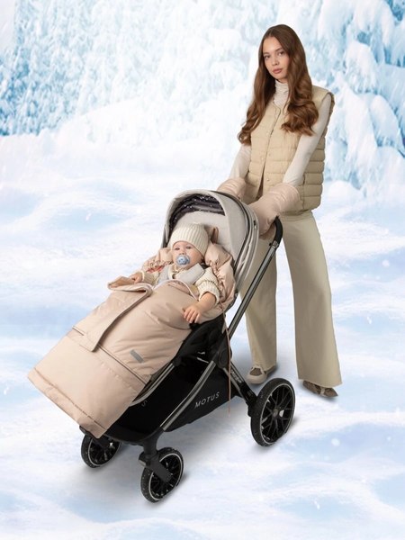 Конверт детский Amarobaby Frost / AB-OD24-6103F-BE-105 (бежевый, р.85-105)