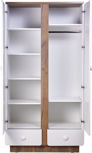 Шкаф Polini Kids Ameli 4010 с ящиками / 0002763.174 (белый/дуб крафт золотой)