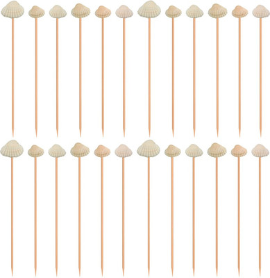 Набор шпажек для канапе Мультидом Морские раковины BJ80-599 (24шт) - 
