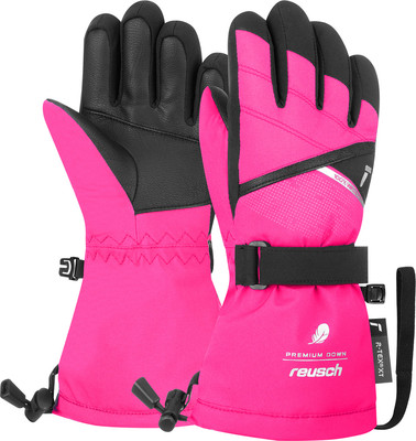 Перчатки лыжные Reusch Kaden Down R-Tex Xt / 6485262-3350 (р.3, Pink Glo) -