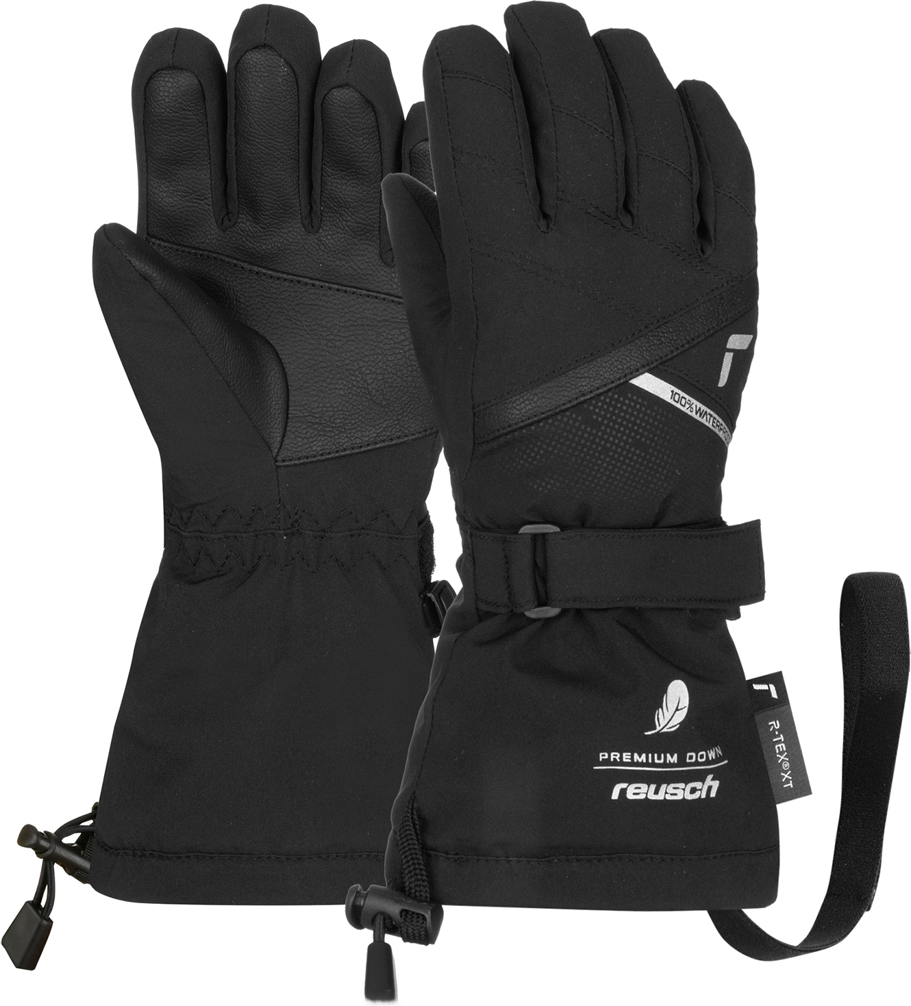 Перчатки лыжные Reusch Kaden Down R-Tex Xt / 6485262-7700 (р.4, Black)