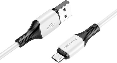 Кабель Borofone BX79 Micro (1м, белый) - 