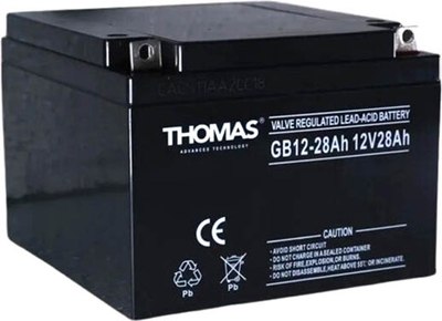 

Аккумуляторная батарея, GB 12-28 Ah 12V28Ah