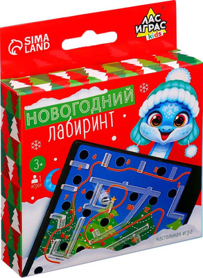 

Настольная игра, Kids. Новогодний лабиринт 112121G / 10242885