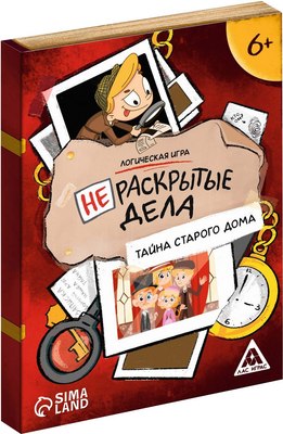 

Настольная игра, Нераскрытые дела. Тайна старого дома / 7798689