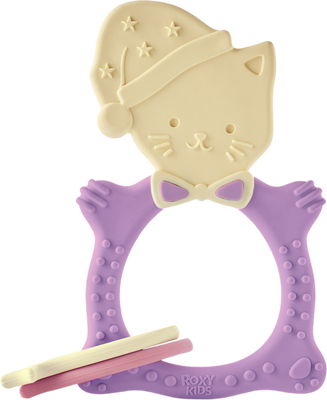 Прорезыватель для зубов ROXY-KIDS Meow Teether / RMT-002 (сиреневый) - 