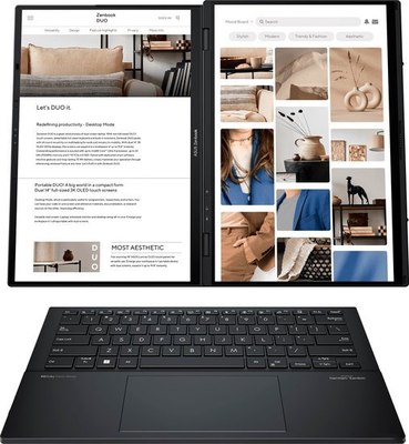 

Ноутбук, Zenbook Duo OLED/UX8406MA-QL437W (90NB12U1-M00RM0)