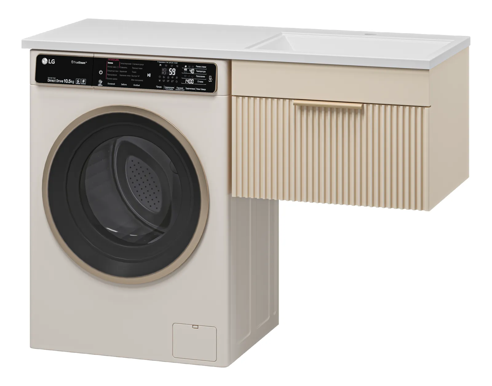Тумба с умывальником Brevita Enfida 60 / ENF-09060-031Я+5217120