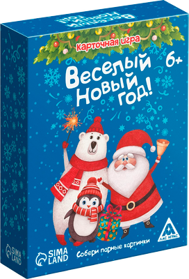 

Настольная игра, Мемо. Веселый Новый год! / 1067256