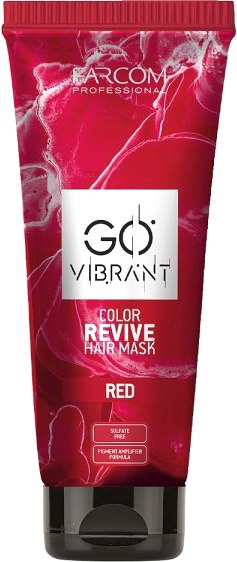 Тонирующая маска для волос Farcom Professional Go Vibrant (200мл, красный)