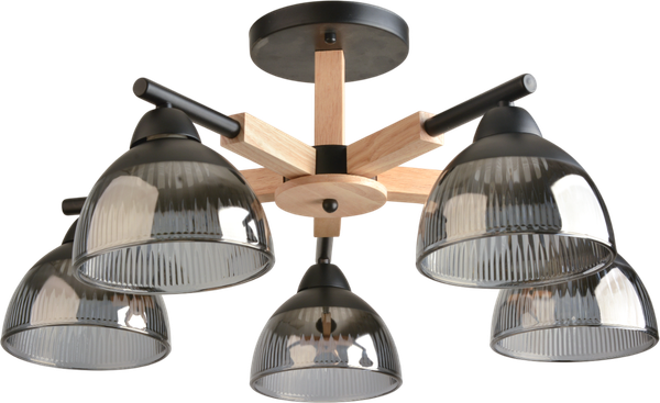 Потолочный светильник Mirastyle BL-8166/5A BK