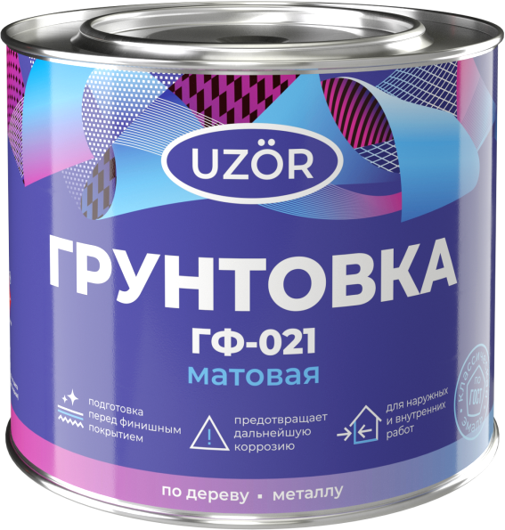 Грунтовка Сайвер Узор ГФ-021 (800г, красно-коричневый)