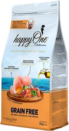 Сухой корм для собак HappyOne Mediterraneum со свежим яйцом и свежим мясом птицы