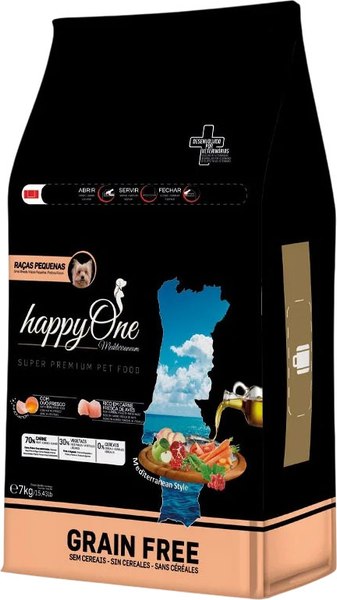 Сухой корм для собак HappyOne Mediterraneum со свежим яйцом и свежим мясом птицы