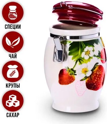 Емкость для хранения Loraine Клубника 26346