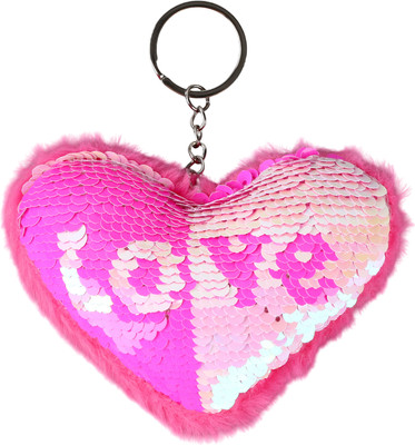 Брелок Sima-Land Сердечко на брелоке / 10091856 (фуксия) - 