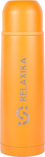 Термос для напитков Relaxika 101 (750мл, желтый)