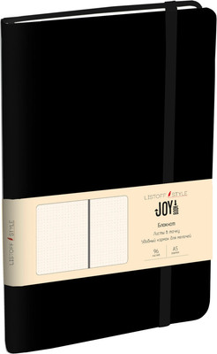 Блокнот Listoff Joy Book / БДБТ5963384 (96л, черный агат) - 