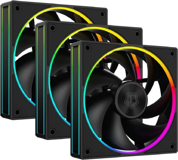 Набор вентиляторов для корпуса ID-Cooling AF-127-ARGB-K Trio