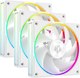Набор вентиляторов для корпуса ID-Cooling AF-127-ARGB-W Trio - 