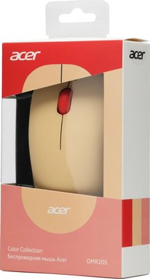 Мышь Acer OMR205 / ZL.MCEEE.02L (розовый/бежевый)