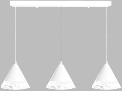 Люстра Estares Lampa 21W 3R-ON/OFF-600х1340-WHITE/CLEAR-220-IP20 - 