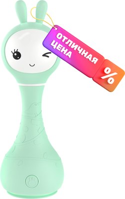 Интерактивная игрушка Alilo Умный зайка R1 / 60348N (мятный) - 