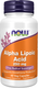 Жирные кислоты NOW Alpha Lipoic Acid 250mg (60капсул) - 