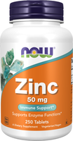 Минерал NOW Zinc Gluconate 50mg (250таблеток) - 