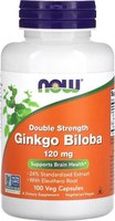 Пищевая добавка NOW Ginkgo Biloba 120mg (100капсул) - 