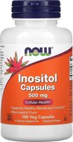 Витамин NOW Inositol 500mg (100капсул) - 