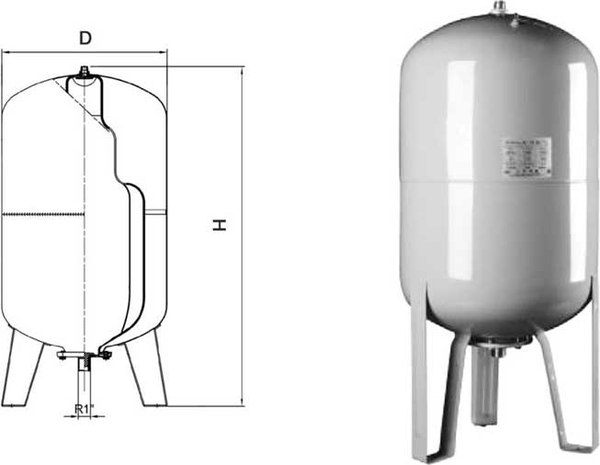 Расширительный бак Waterstry CW-LV 100 / 792000041
